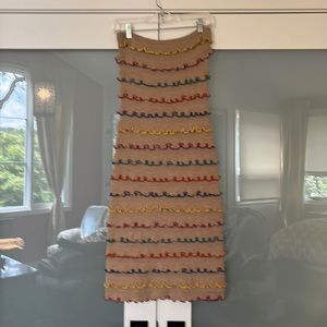 Victor Glemaud Knit Strapless Dress